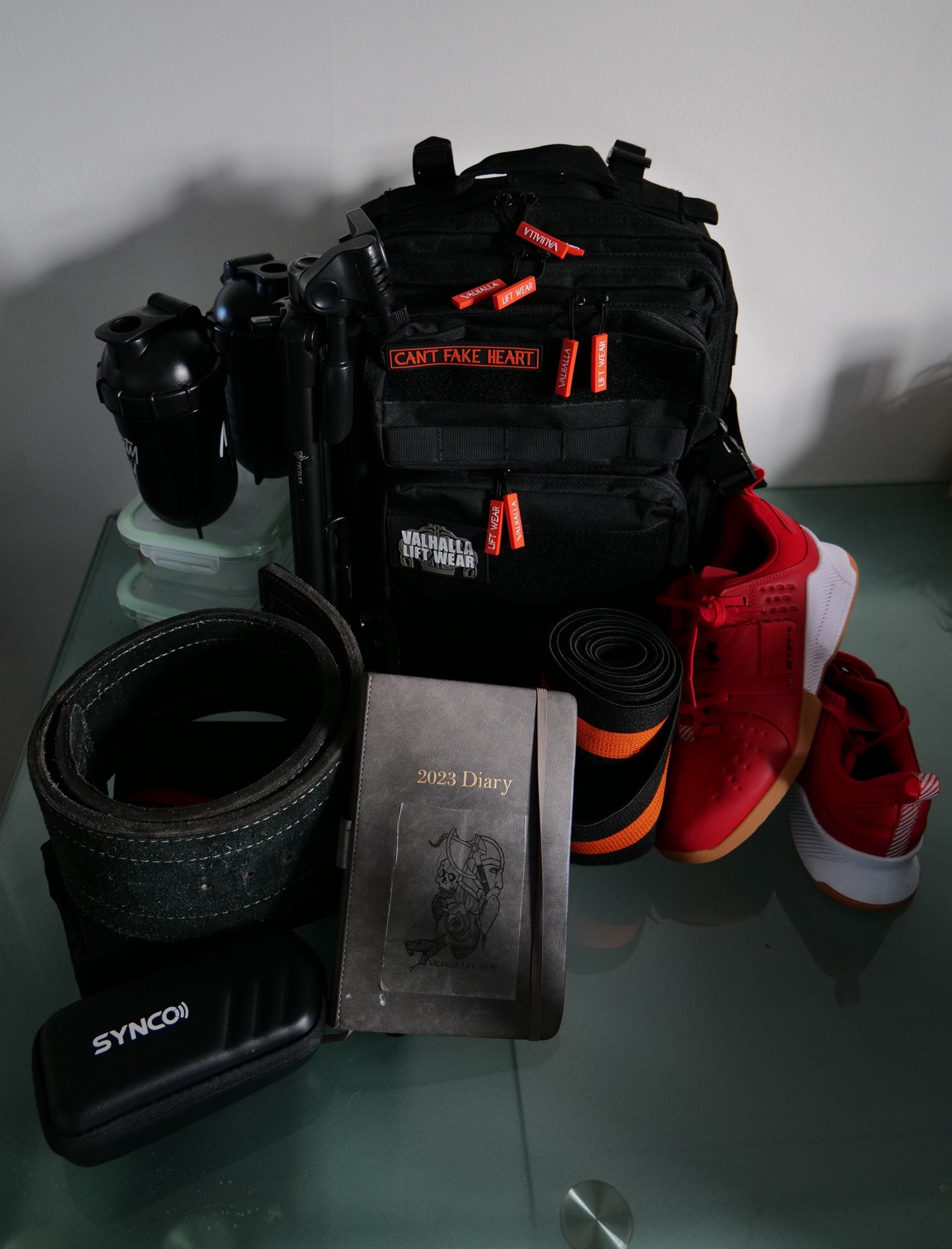 25L Black Backpack