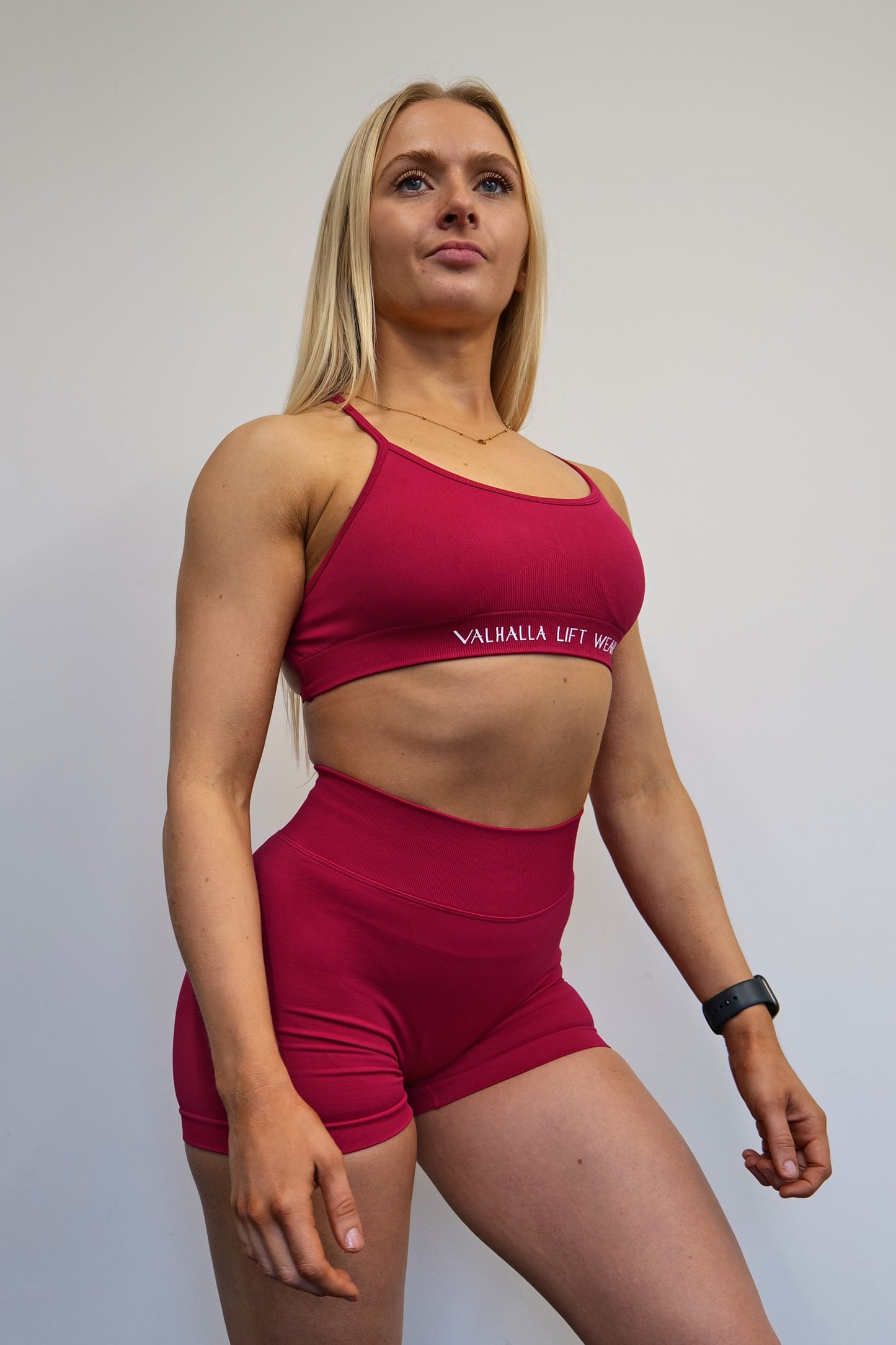 Raspberry Seamless Shorts