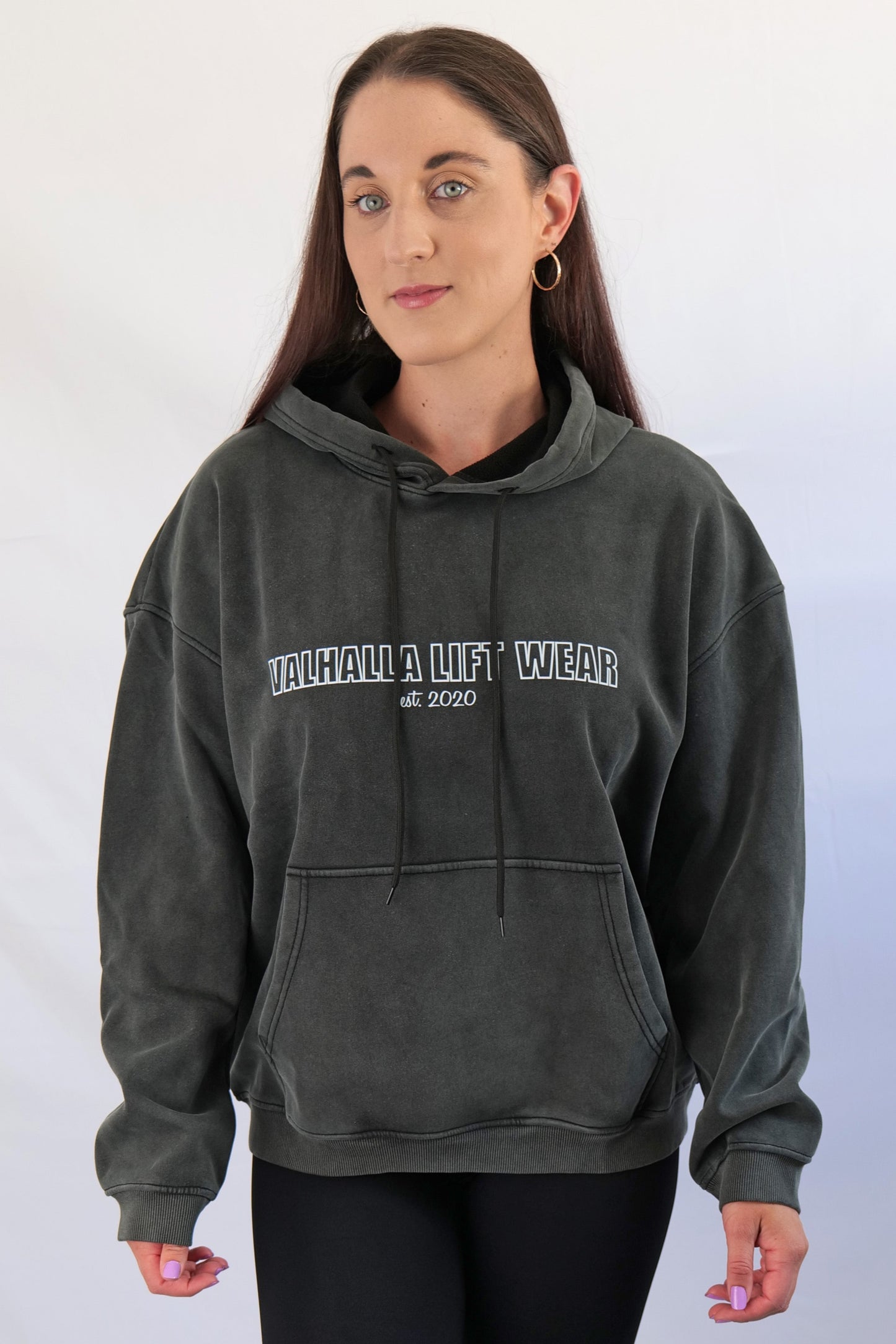 Unisex Oversize Acid Wash Hoodie