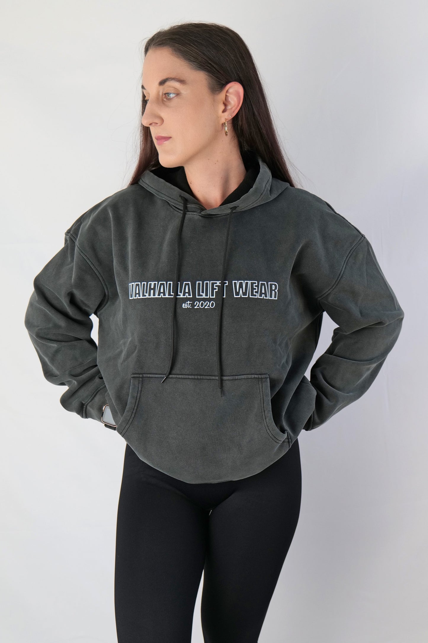 Unisex Oversize Acid Wash Hoodie