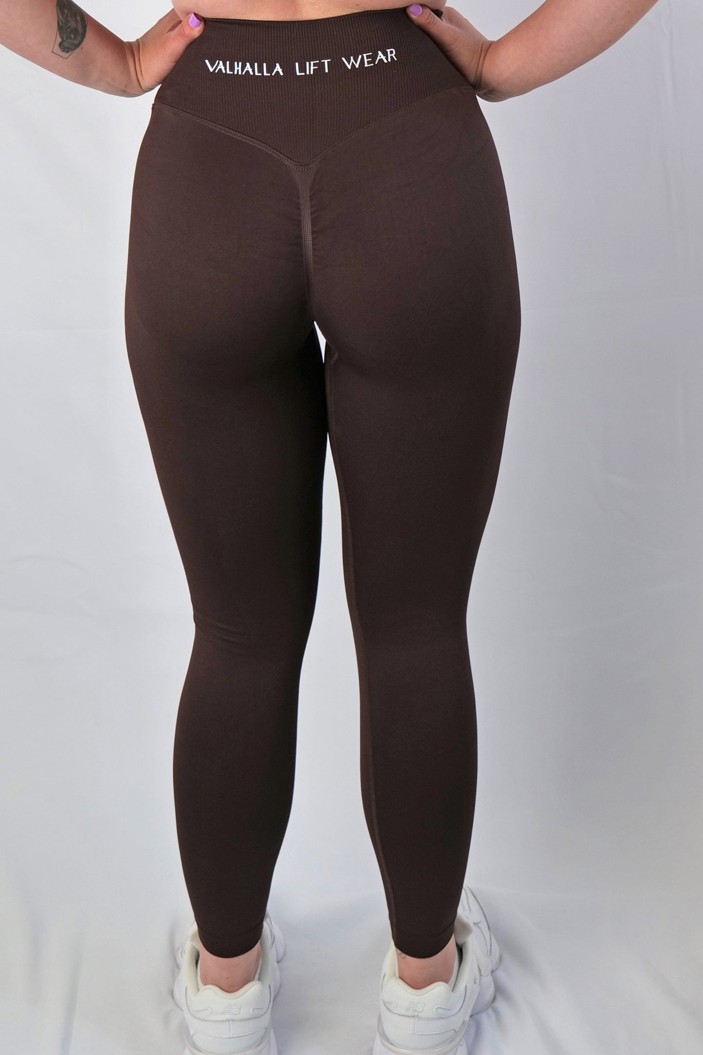 Brown Seamless Leggings