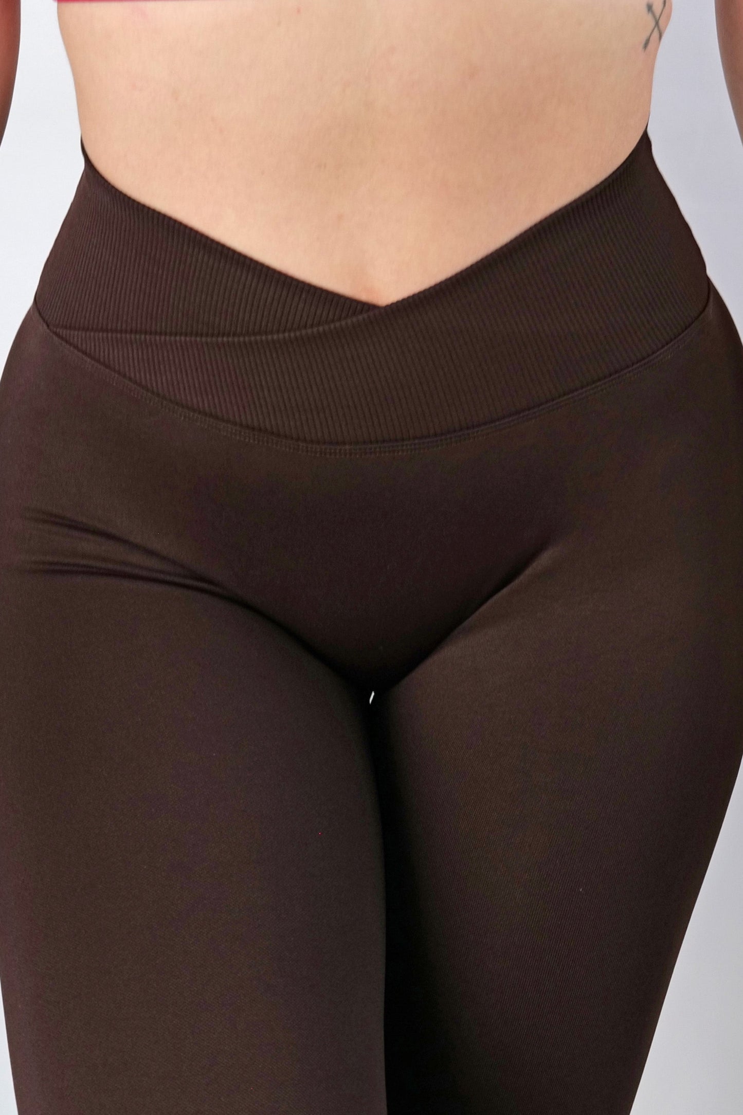 Brown Seamless Leggings