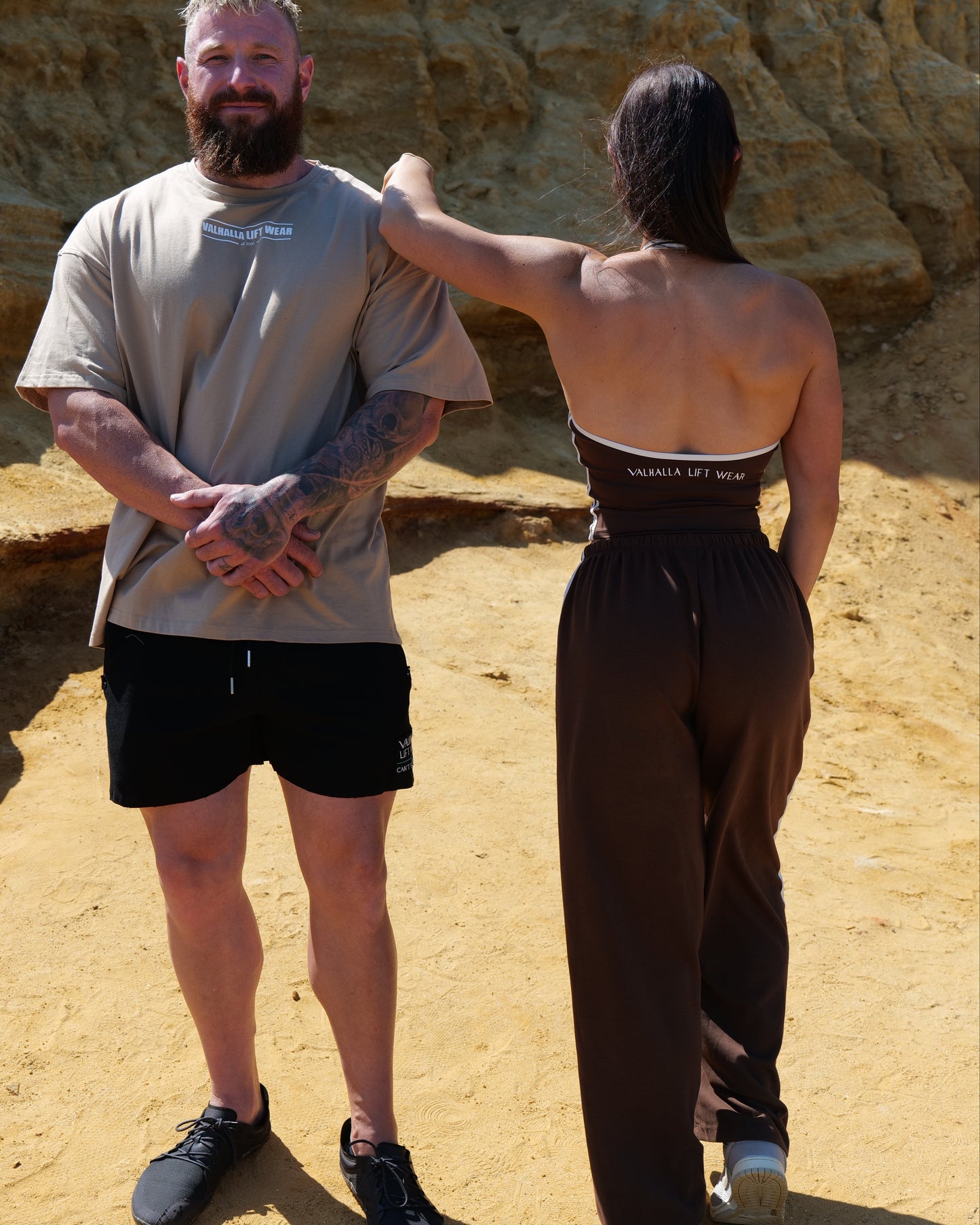 Brown Cloud Wide Leg Pants