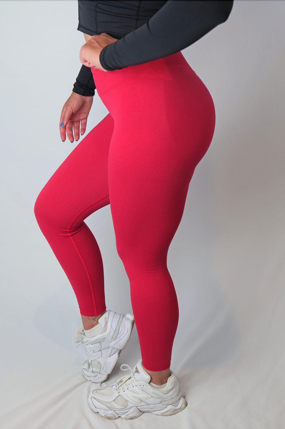 Red Seamless Leggings