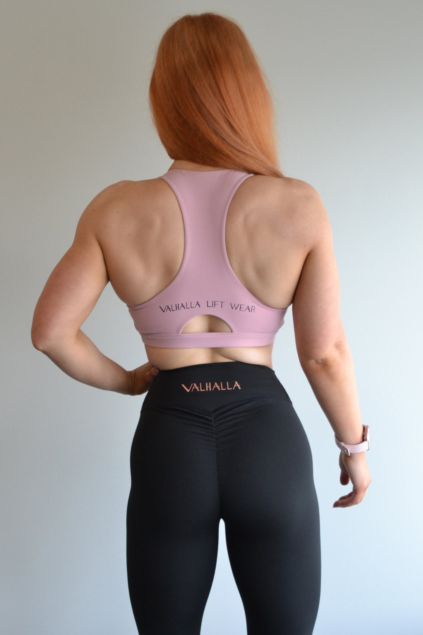 Pink Twist Sports Bra