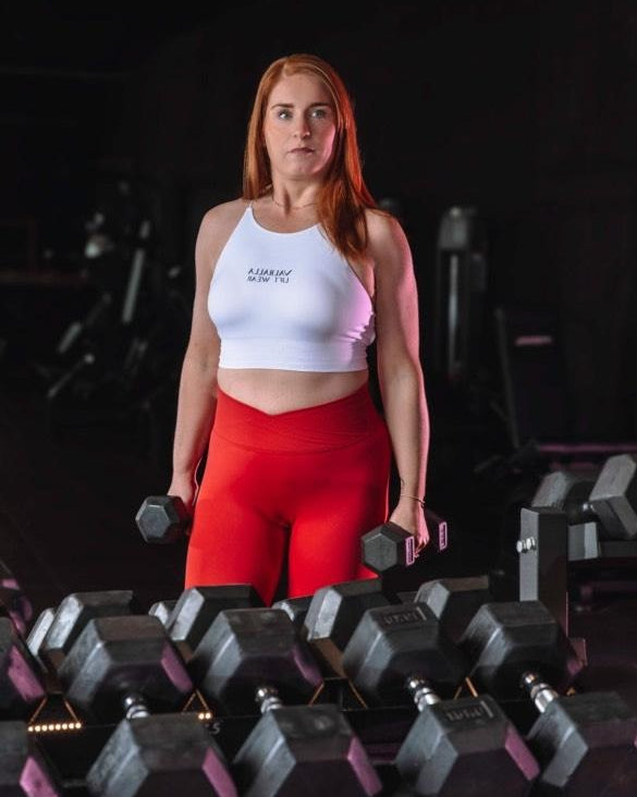 Red Seamless Leggings
