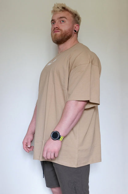 Light Khaki Oversize T-Shirt