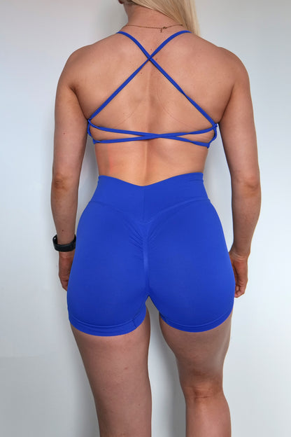 Electric Blue Seamless Shorts