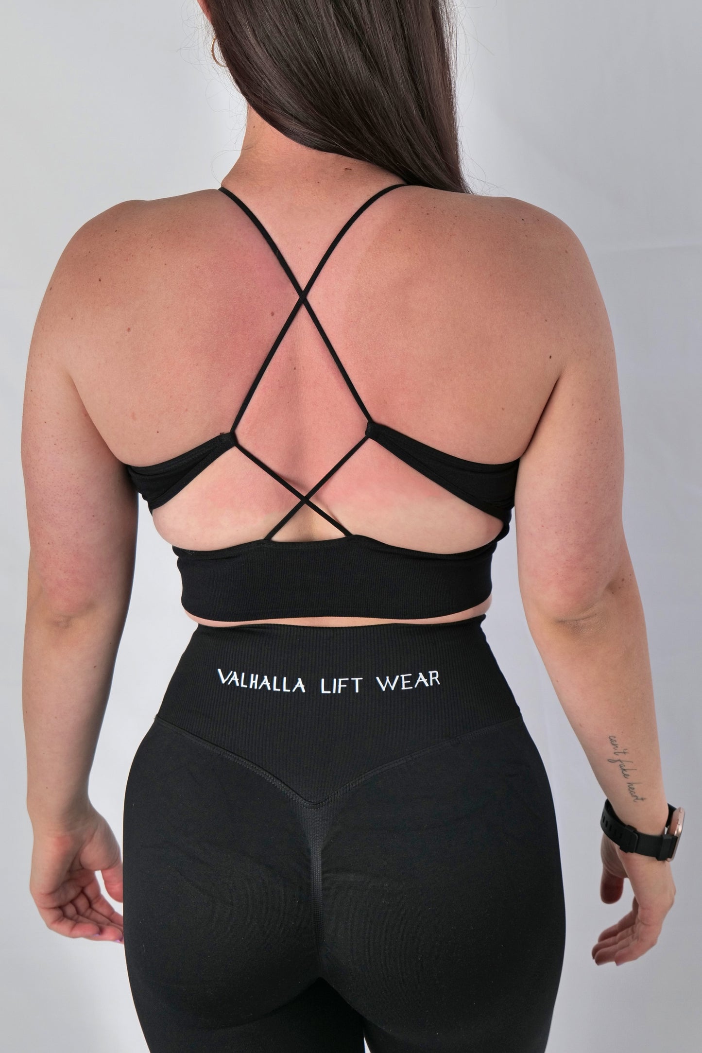 Black Longline Seamless Bra