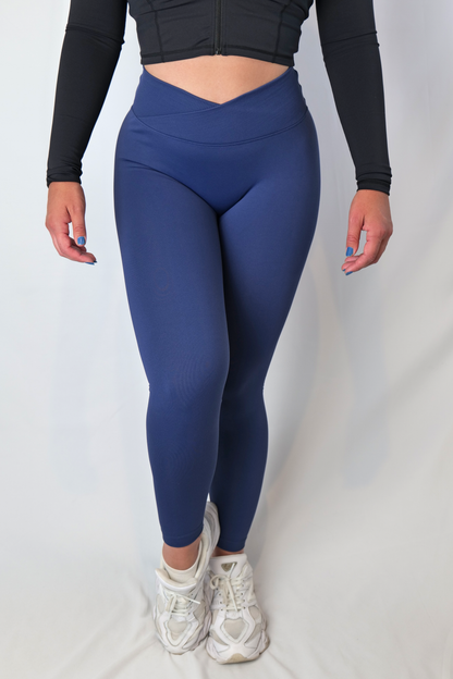Navy Seamless Leggings