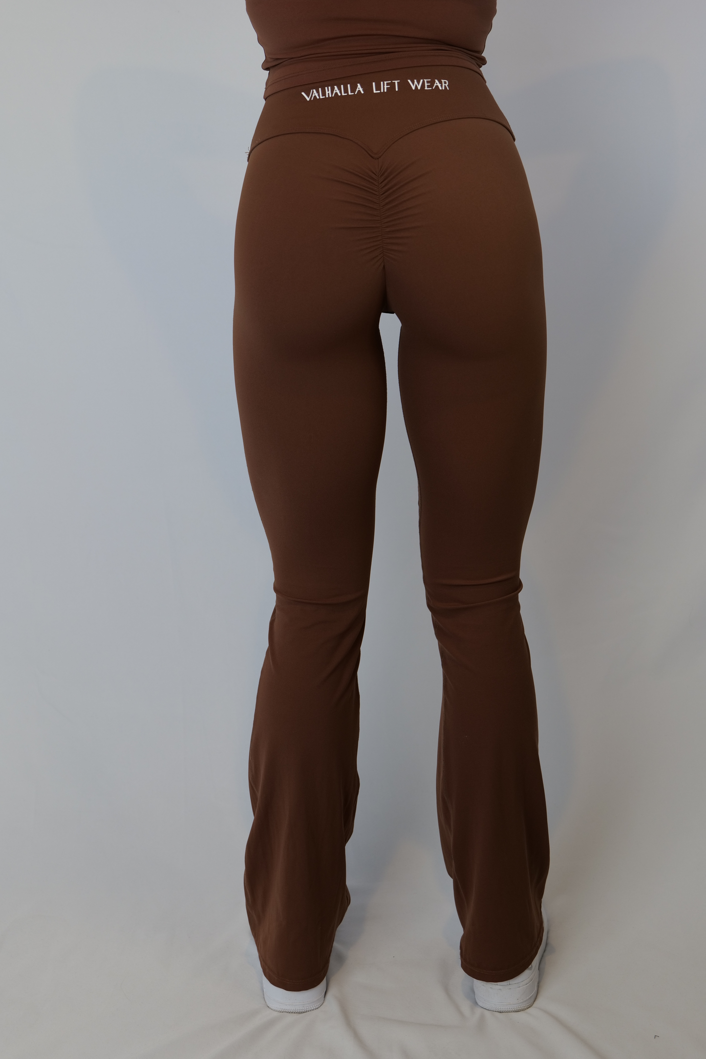 Brown Flare Leggings