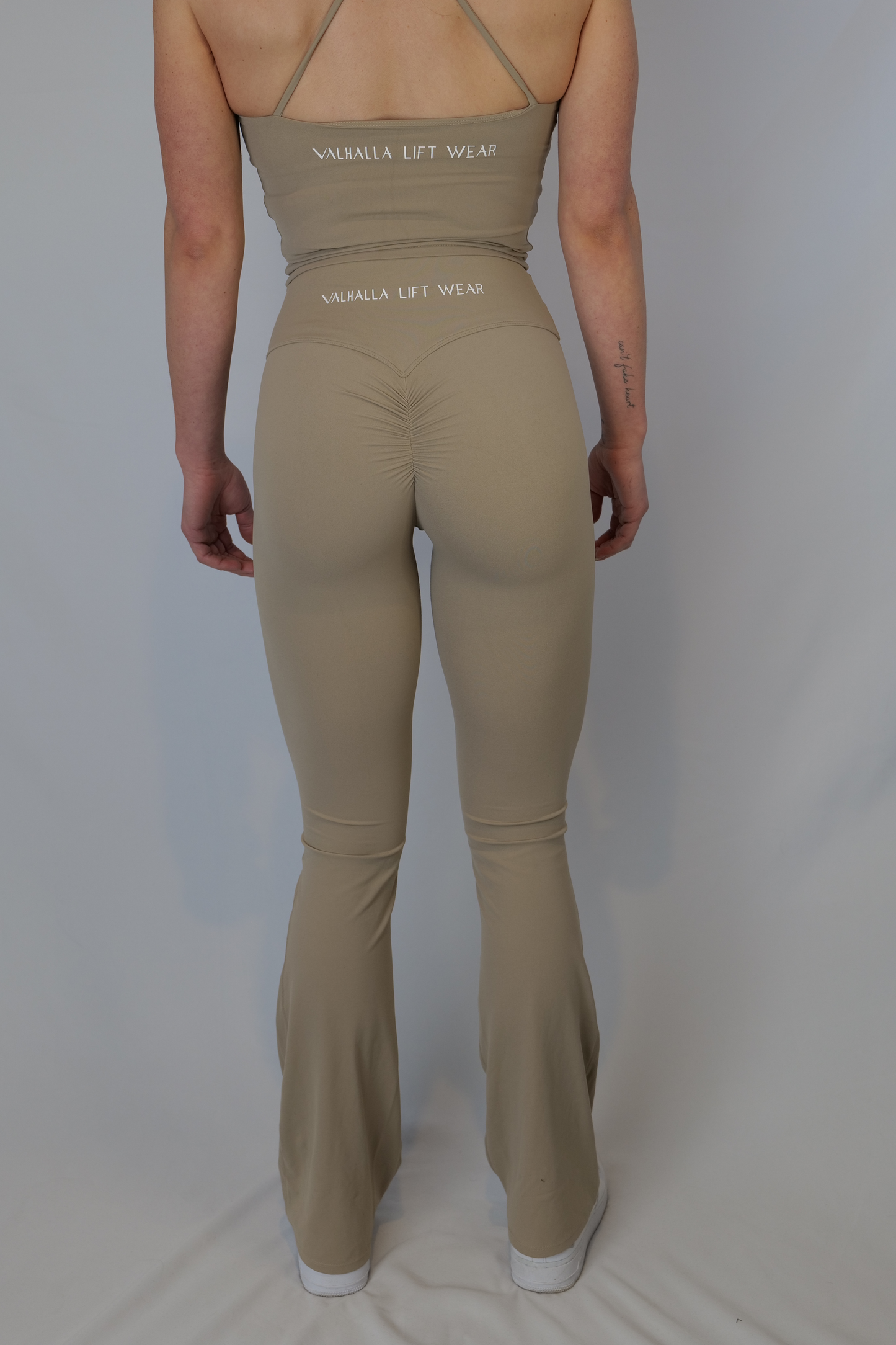 Taupe Flare Leggings