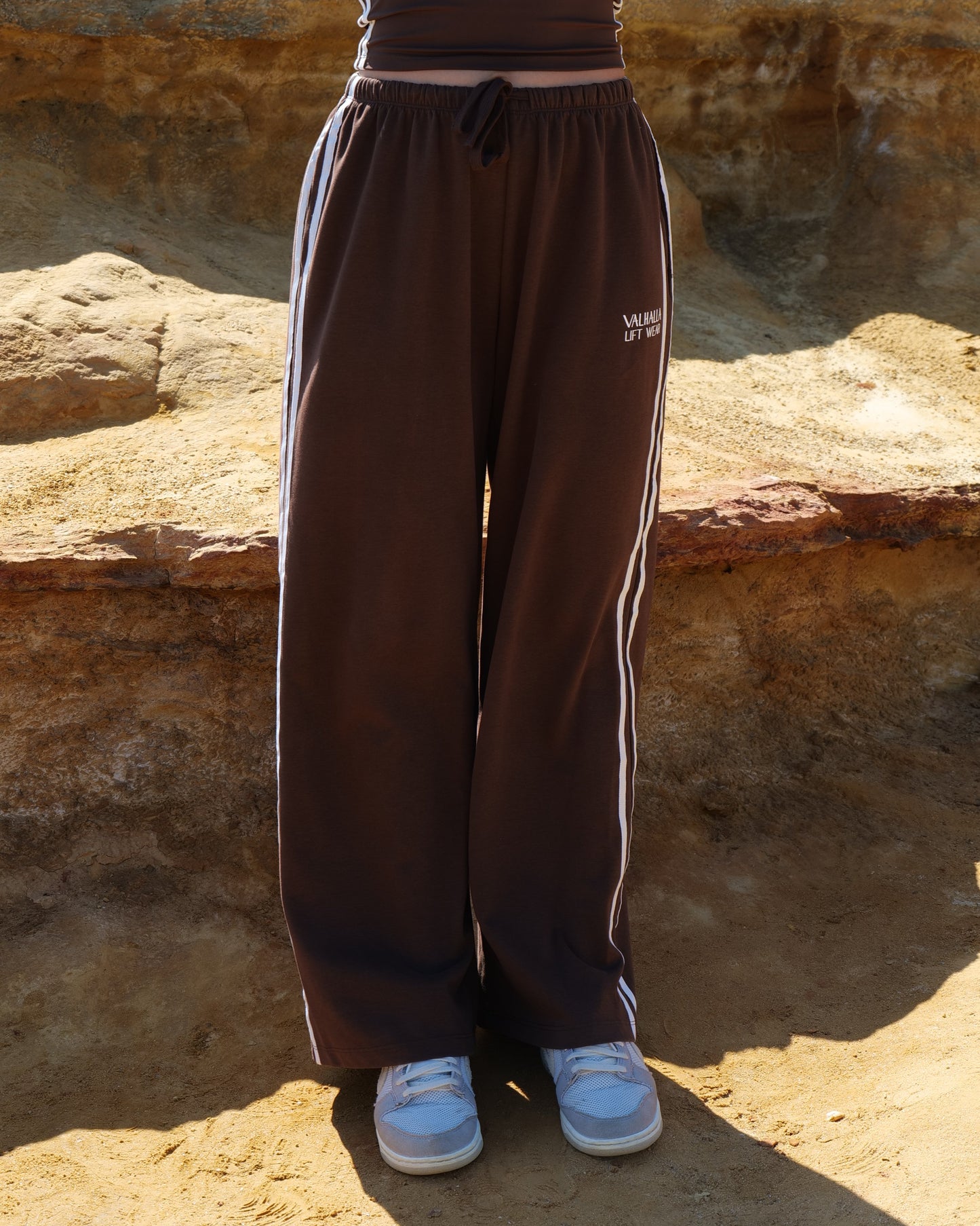 Brown Cloud Wide Leg Pants